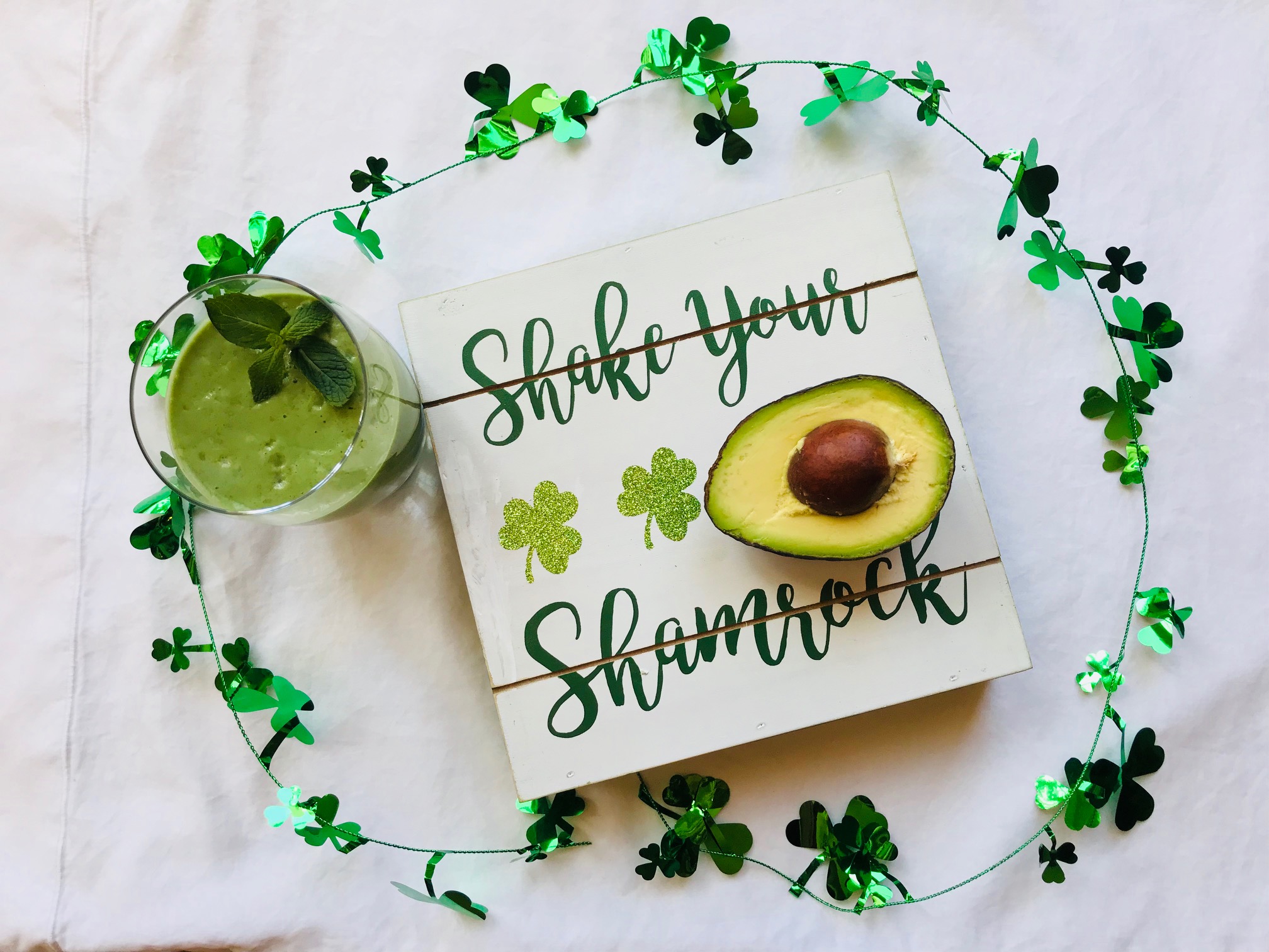 Healthy Shamrock Shake Healthy Shamrock Shake