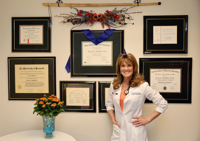 Tracy R. McCubbin, MD - Diploma Wall