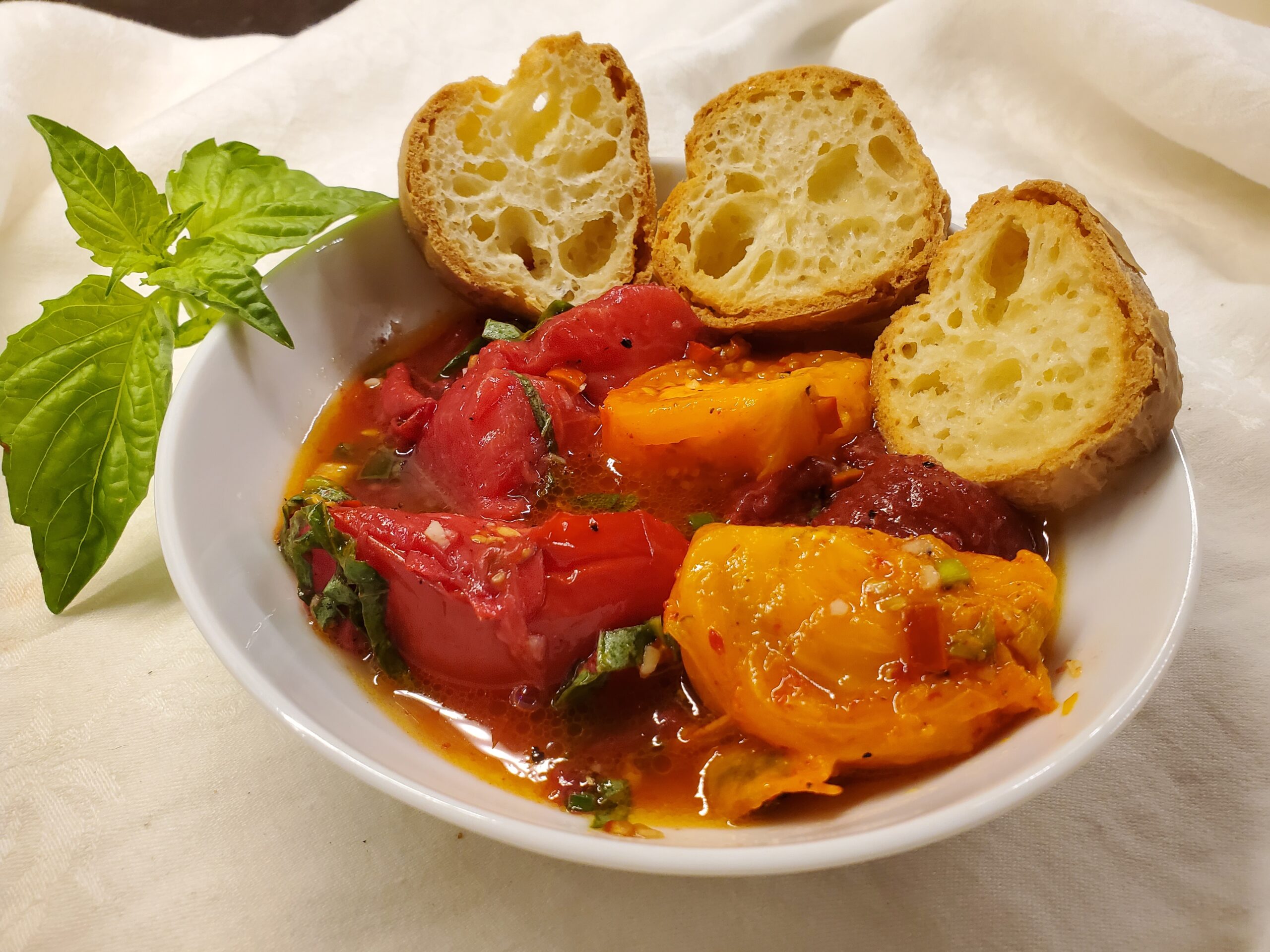 Grilled Tomato Salad