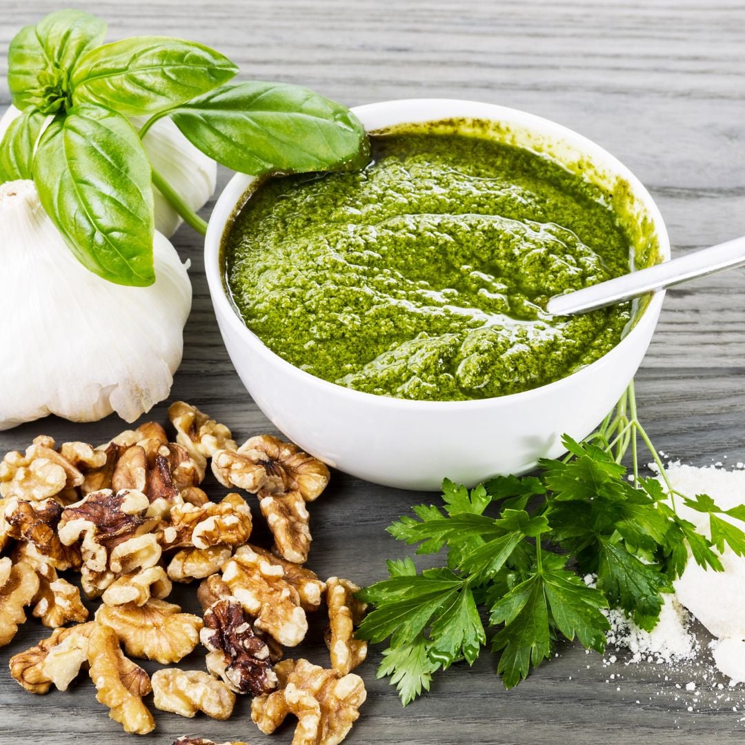 Walnut and Basil Pesto Image